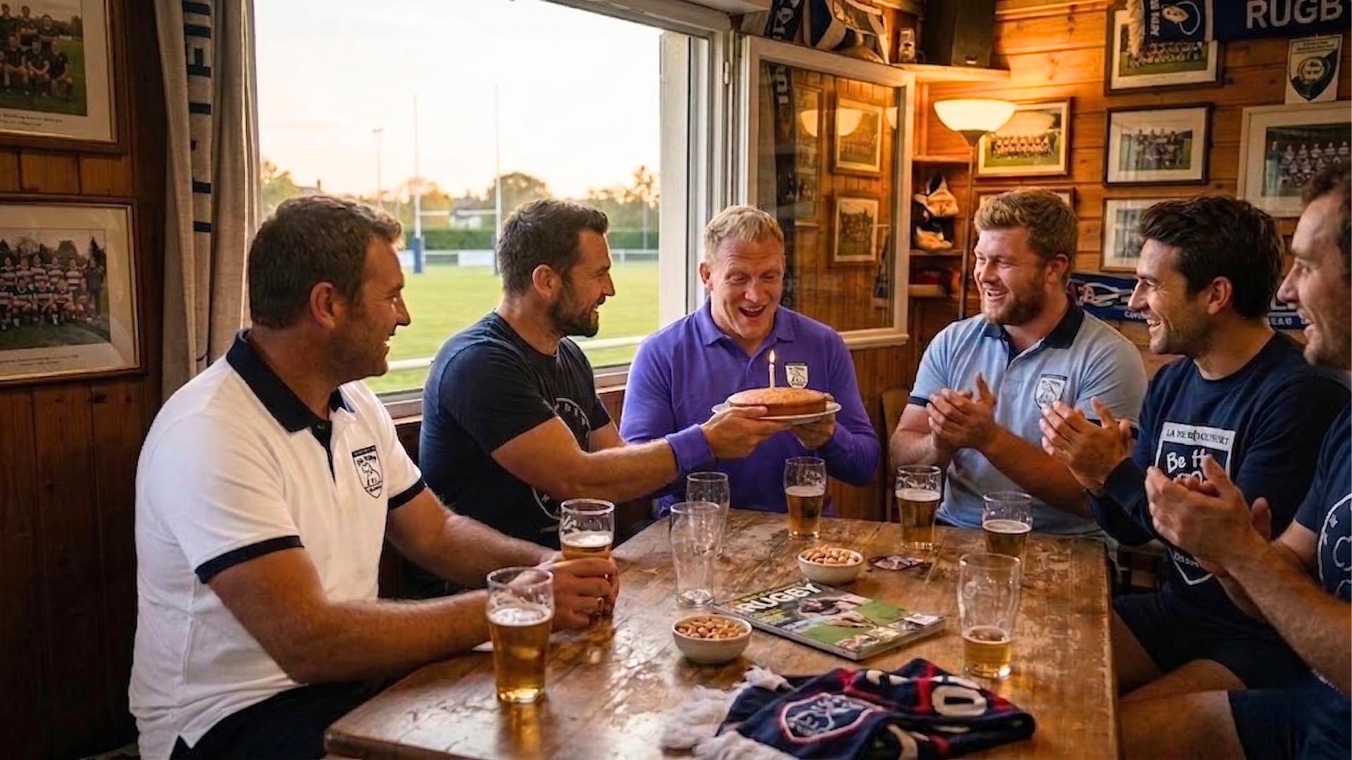 anniversaire joueur rugby amateur club house cadeau entre coequipiers